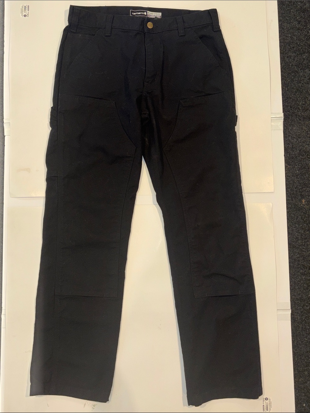 Carhartt's Relaxed
Straight Rugged Flex Duck Double-Front Utility Work Pants